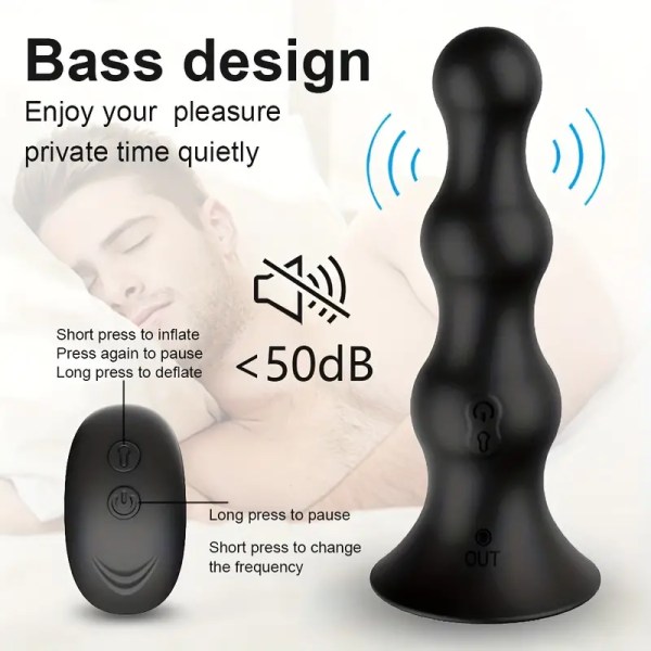 Anal Vibrator Inflatable Butt Plug
