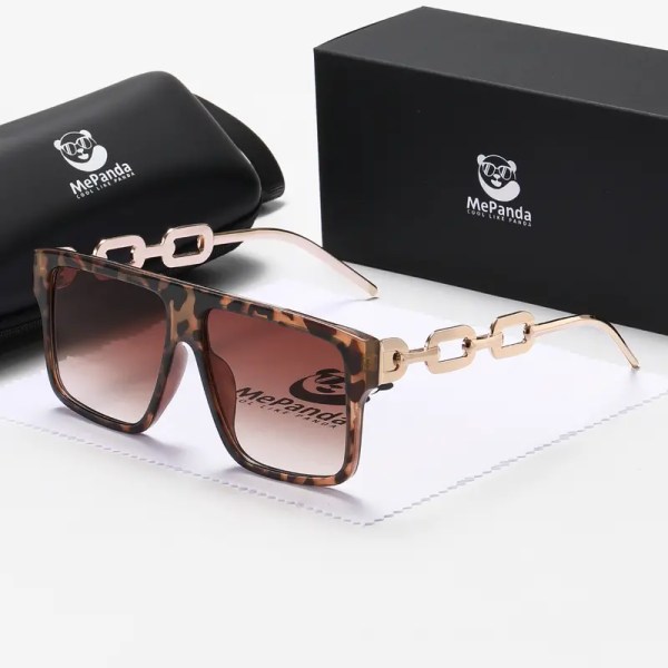 Women's Brown Oversize Sunglasses